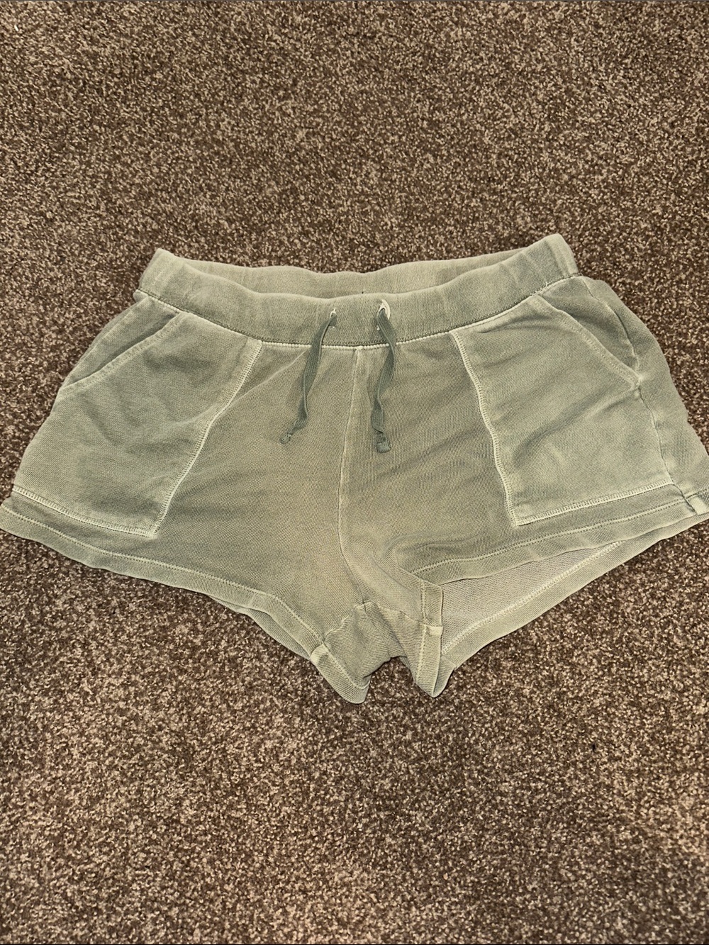 Old Navy Sage Green Knit Lounge Shorts, Size M